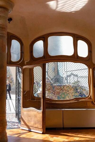 Dining room of the Casa Batlló in Barcelona