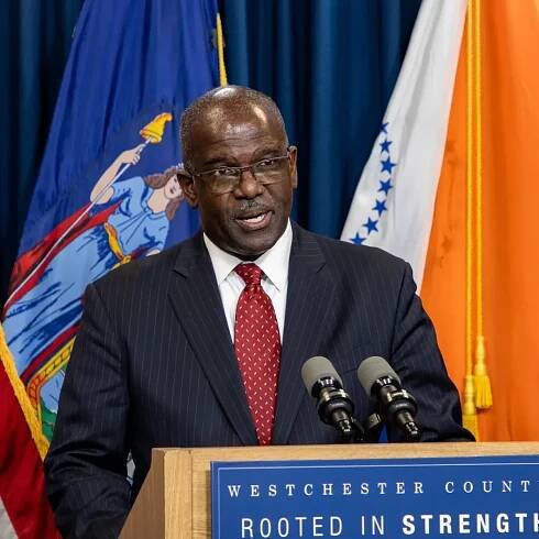 Deputy County Executive Ken Jenkins At Press Conference