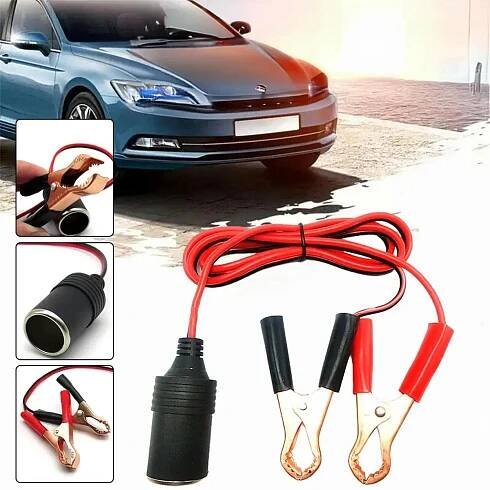 Adaptér do zapalovače 12V/24V s krokodýly | mujandilek.cz