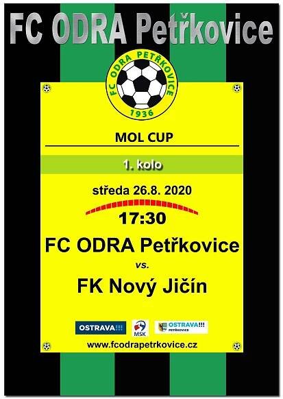 Preview 1. kola MOL CUPU: FC ODRA Petřkovice - FK Nový Jičín, středa 26.8.2020,17:30 hod. | Drupal
