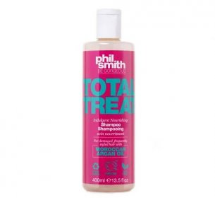 PHIL SMITH BG Total Treat Nápravný šampon na suché, barvené a poškozené vlasy s arganovým olejem 400 ml