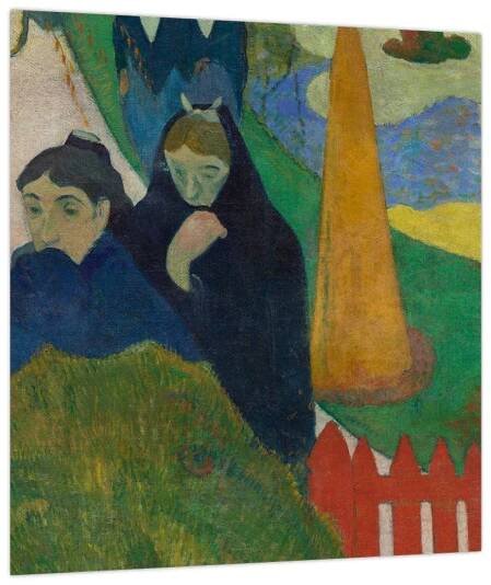 Skleněný obraz - Paul Gauguin, Arlésiennes (Mistral), reprodukce (V025320V3030GD)