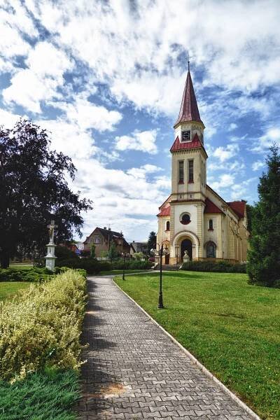 Fotografie - Kostel sv. Valentina, Háj ve Slezsku - 09.07.2015