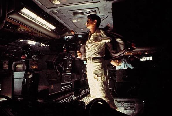ALIEN, John Hurt, Ian Holm (behind), 1979, TM and Copyright © 20th Century Fox Film Corp. All rights reserved..