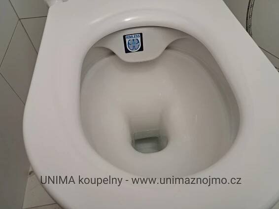 Usazení nového WC kombi rimless a montáž umyvátka | UNIMA koupelny s.r.o. Znojmo