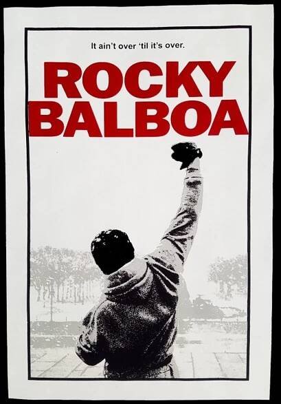 Obrázek produktu Pánské tričko Rocky Balboa "Není konec dokud není konec!"