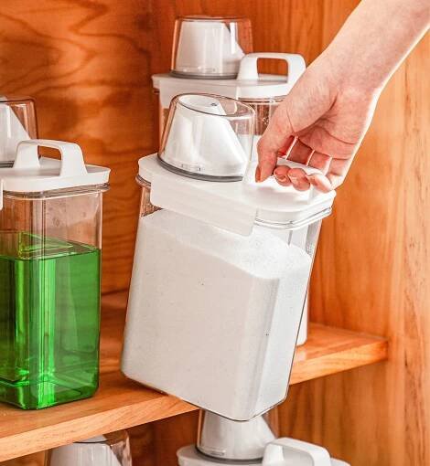 Zásobník na prací prášek (včetně dávkovače aviváže), 1800 ml Značka Simplo