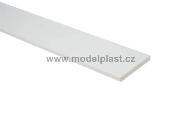 Plastová plotovka 100x10 mm pro plastový plot.