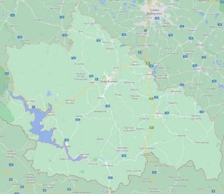Okres Český Krumlov - GALERIE: Mapy okresů v Jihočeském kraji (2/7)