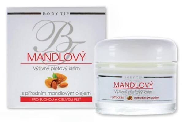 Pleťový krém s mandlovým olejem BODY TIP 50ml
