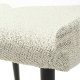 Bílá bouclé jídelní židle Unique Furniture Ontario
