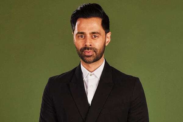 Hasan Minhaj poses in the IMDb exclusive portrait studio at the Critics Choice Association Inaugural Celebration of Asian Pacific Cinema & Television at Fairmont Century Plaza on November 04, 2022 in Los Angeles, California.