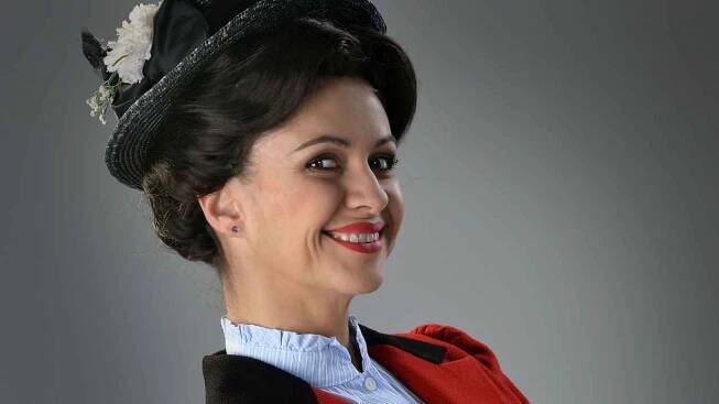 Ivana Vaňková jako Mary Poppins. 