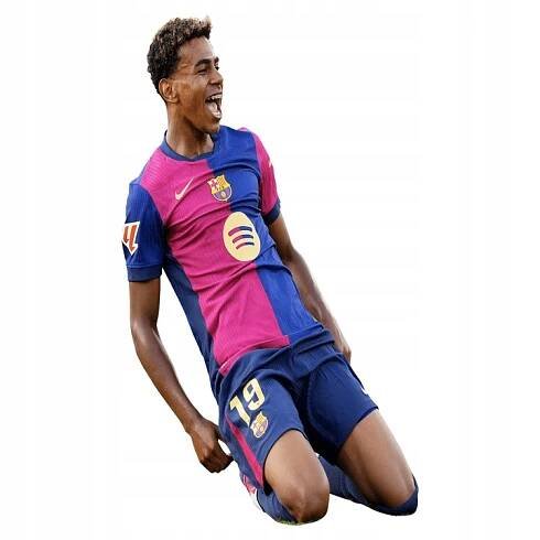 Samolepka na stěnu Lamine Yamal fotbal Fc Barcelona