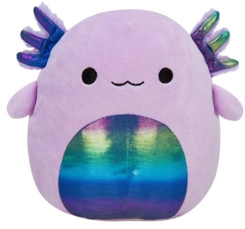 SQUISHMALLOWS Fialový axolotl Monica, 20 cm