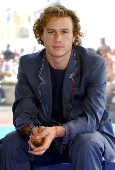 Heath Ledger poses during the photocall for 