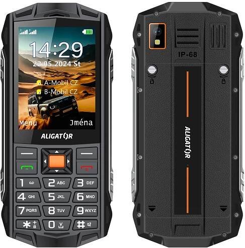 Mobilní telefon Aligator R45 eXtremo černá barva

