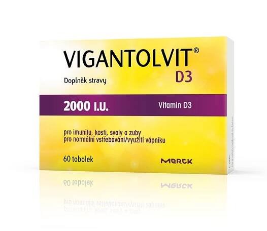 Vigantolvit D3 2000 I.U. 60 tbl. od 122 Kč