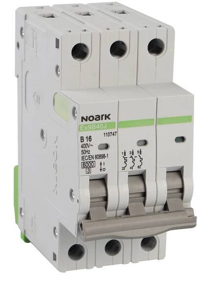 Noark Ex9B40J Jistič Slim 6 kA; 400 V; 16 A
