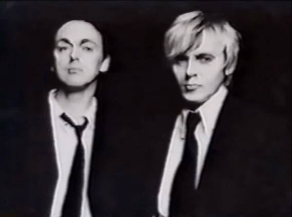 Nick Rhodes and Stephen Duffy as The Devils