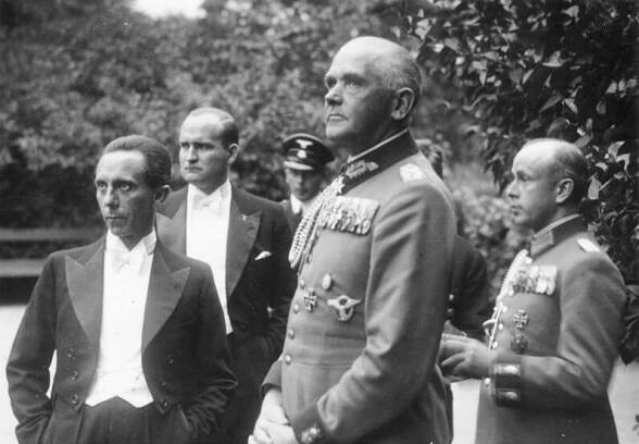 Soubor:Bundesarchiv Bild 183-C10332, Bayreuth, Festspiele, Joseph Goebbels, Werner v. Blomberg.jpg – Wikipedie