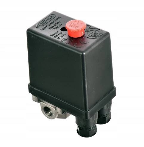 Tlakový spínač Presostat NE-MA 230V 20A Kompresor připojení 1/4"