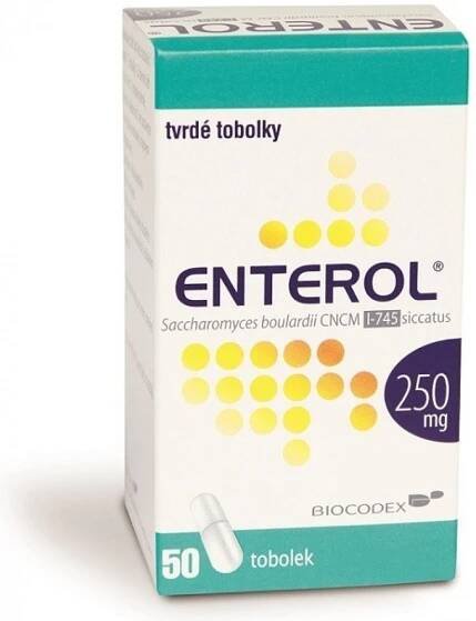 ENTEROL 250MG Tvrdá tobolka 50