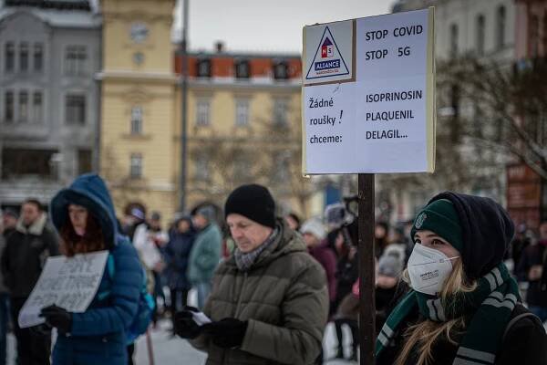 Csáková zavítala do Ostravy. Tentokrát přijela bojovat proti covidovým opatřením