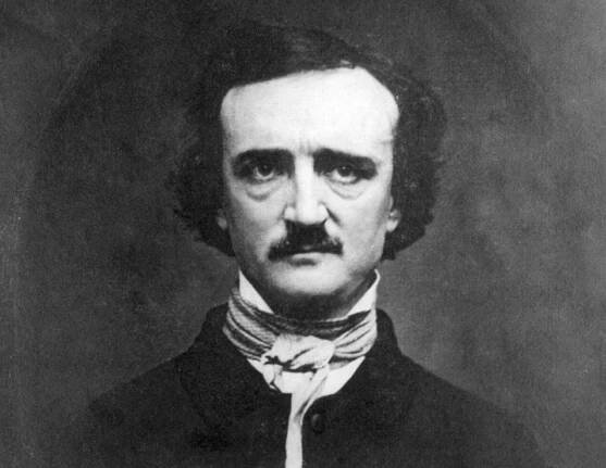 black and white picture of Edgar Allan Poe