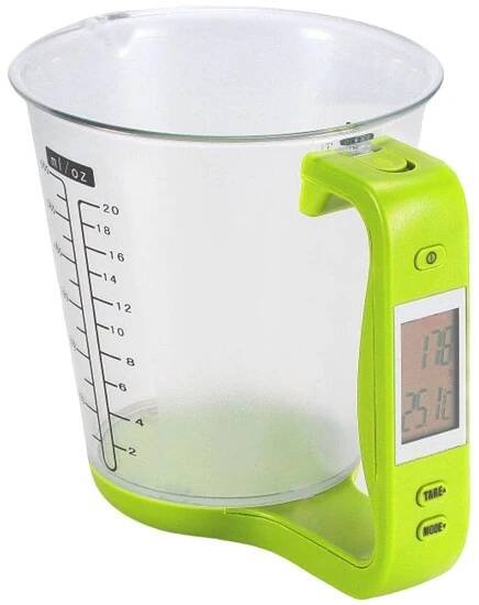 Verk 07242 Digitální kuchyňská odměrka 1kg/1g, zelená - 07242_Z - darekvakci.cz