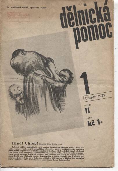 Dělnická pomoc (březen 1932) - staré noviny, 1. republika - Antikvariát Valentinská
