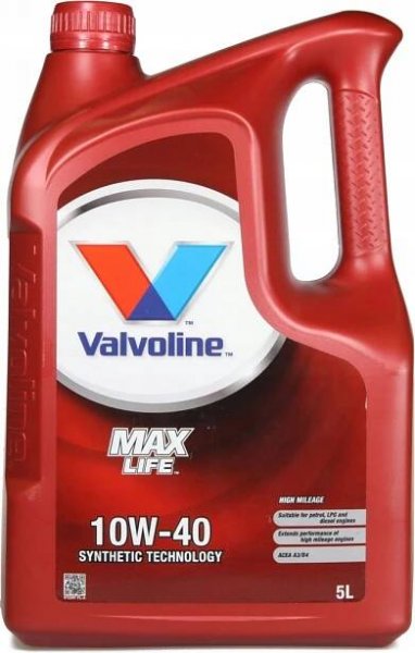 Valvoline Max Life 10W-40 5 l