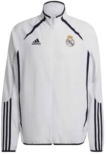Real Madrid White Zip Up Track jacket