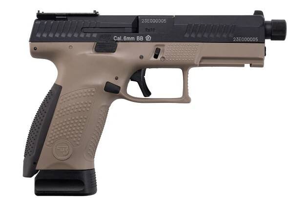 Airsoftová pistole CZ P-10C Optics Ready, kovový závěr, CO2, blowback - FDE [ASG]