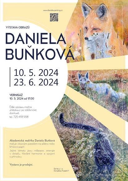 Výstava obrazů Daniela Buňková