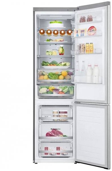 LG Kombinovaná chladnička LG | B | 384 l | Lineární kompresor | DoorCooling+™, GBB72MBUBN