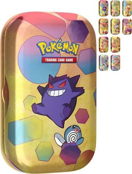 Pokémon TCG Scarlet and Violet 151 Mini Tin set plechovka s kartami a mincí mix motivů