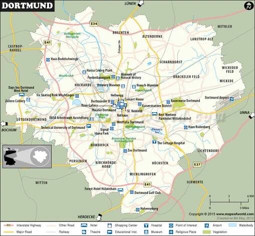 Dortmund Germany Map