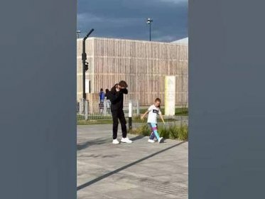 LITTLE GIRL TEACHING DANCE TUZELITY SHUFFLE