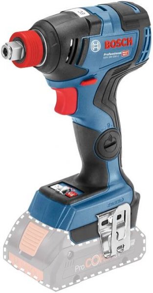 Aku rázový utahovák 1/2" a 1/4" Bosch GDX 18V-200 C (solo v kartonu)
