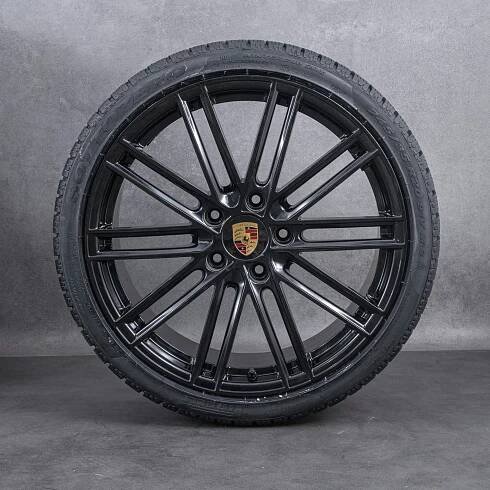 Originální 20palcové ráfky na auto Porsche 991 II zimní pneu s disky Turbo IV gumy NOVÉ