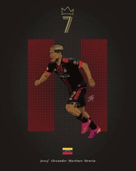 Atlanta United FC Josef Martinez Digital Art Wallpaper