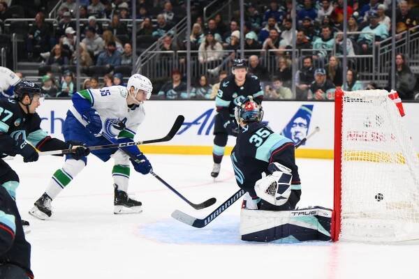 NHL: Vancouver Canucks at Seattle Kraken
