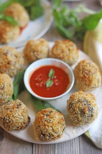 Vegan arancini (air fryer or oven baked)