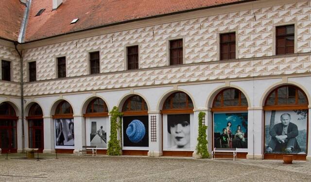 Sportovní fotografové v muzeu fotografie - Město Jindřichův Hradec