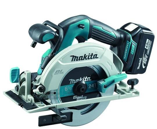 Okružní pila MAKITA DHS680RTJ Aku ruční kotoučová pila 165mm, 18V / 5,0Ah (mafl)