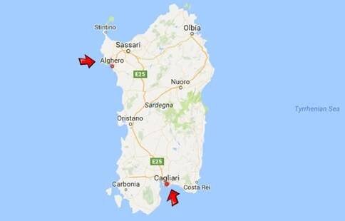 sardinie-mapa