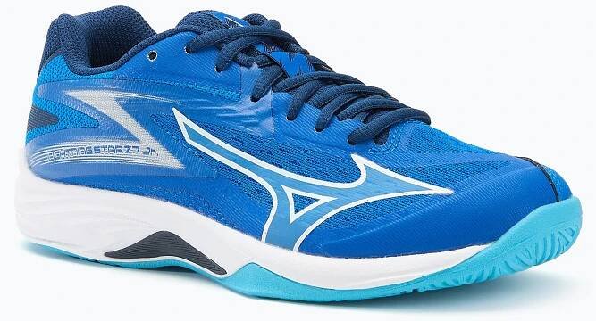 Dětské boty na volejbal Mizuno Lightning Star Z7 mugen blue/white/estate blue