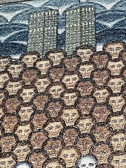 Roger Brown, Untitled, 1995. Ted Weiss Federal Building, New York