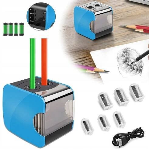 ELEKTRICKÉ DĚTSKÉ OŘEZÁVÁTKO, DVOJITÉ OŘEZÁVÁTKO NA TUŽKY, KANCELÁŘ